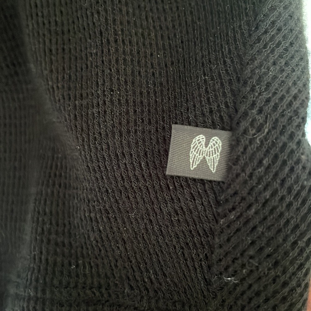 Victoria’s Secret Black Waffle Top - Picture 4 of 6
